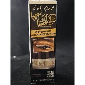 L.A. Girl Hyper Cake Eye Liner Water Activated, Vibrant Color White Out BOLD
